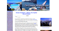 Desktop Screenshot of go-greece-vacations.com